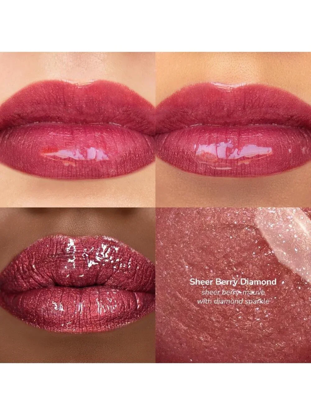 Long-Lasting Liquid Lip Color in Sheer Berry Diamond - Moisturizing